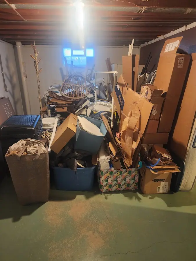 Roll-off dumpster container at job site for Construction Dumpster Rental in Shelley